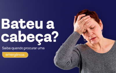 Bateu a cabeça? Saiba quando procurar a emergência