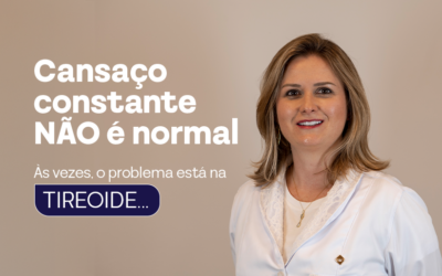 Cansaço constante NÃO é normal.